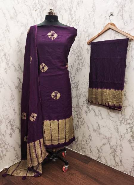Shree Radha Raman Trendz Rayon Hibori Bandhani Dress Material Manufacturers