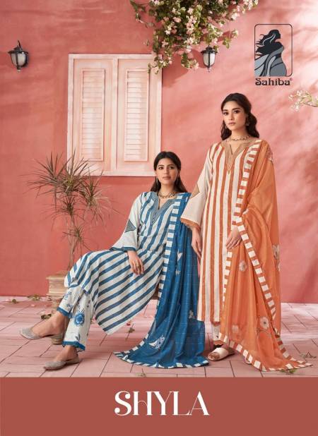 Shyla By Sahiba Digital Printed Cotton Dress Material Wholesale Market In Surat