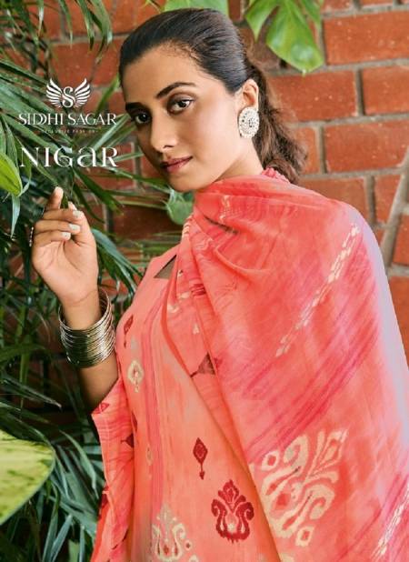 Siddhi Sagar Nigar Latest Fancy Casual Regular Wear Cotton Satin Printed Designer Dress Material Collection
