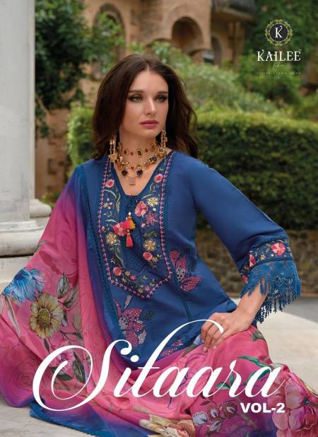 Sifaara Vol 2 By Kailee Viscose Muslin Pakistani Readymade Suits Wholesale Online