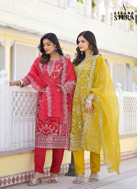 Sifra By Afsana Organza Pakistani Readymade Suits Wholesale Market In Surat
