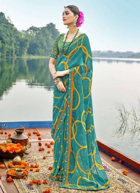 Simrat By Vallabhi Printed Georgette Daily Wear sarees Wholesale Price In Surat 