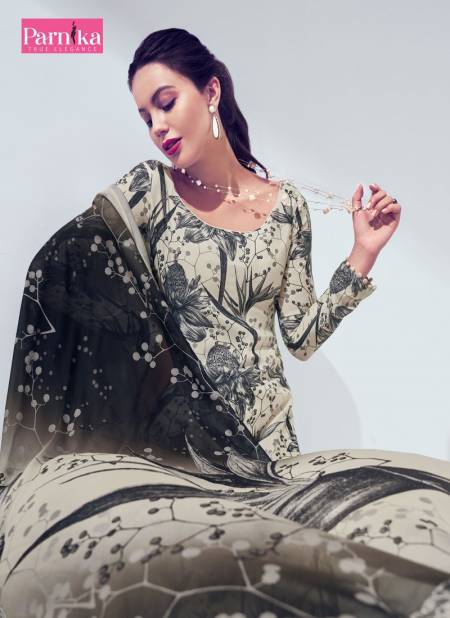 Solene Parnika Liva Silk Digital Printed Dress Material Wholesale Price In Surat
