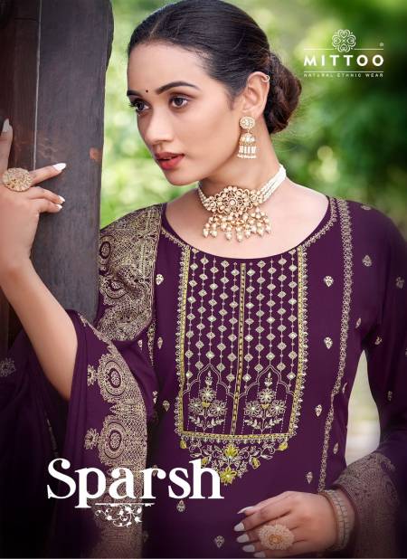 Sparsh By Mittoo Rayon Printed Designer Kurti With Bottom Dupatta Wholesale Shop In Surat