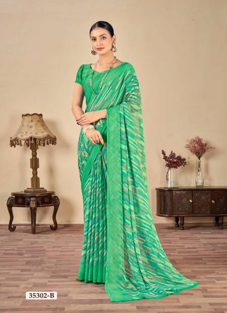 Star Chiffon 165 Ruchi Chiffon Printed Daily Wear Sarees Wholesale Price In Surat
