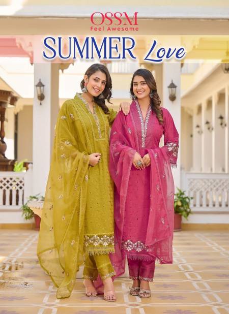 Summer Love By Ossm Embroidery Premium Cotton Chikankari Readymade Suits Wholesale Supplers In Mumbai