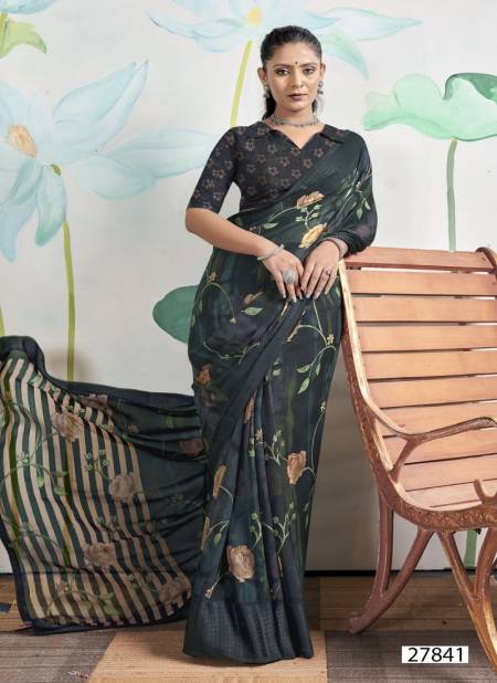 Symphony By Vallabhi Printed Daily Wear Georgette Sarees Wholesale Shop In Surat