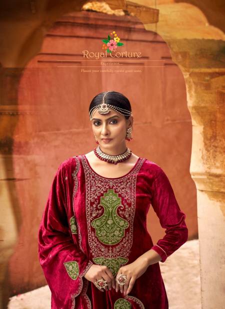 Taj Arabia By Triple Aaa Winter Wear Velvet Designer Salwar Kameez Wholesalers In Delhi