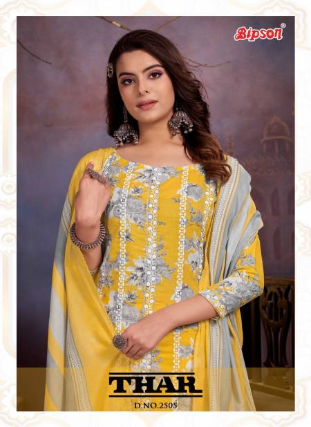 Thar 2505 By Bipson Printed Cotton Dress Material Wholesale Clothing Suppliers In India