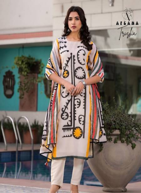 Trisha By Afsana Handwork Muslin Readymade Suit Wholesale Price In Surat
