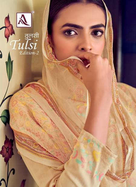 Tulsi Edition 2 By Alok Jacquard Premium Cotton Dress Material Wholesale Shop In Surat