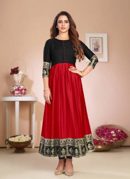 Tunic House Natraj Latest Ethnic Wear Silk fancy Anarkali Kurti Collection
