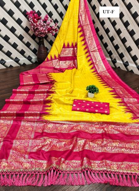 UT A To H Dola Foil Sarees Wholesale Market In Surat With Price
