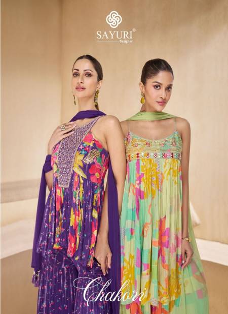 Chakori By Sayuri Silk Designer Readymade Suits Wholesale Clothing Distributors In India