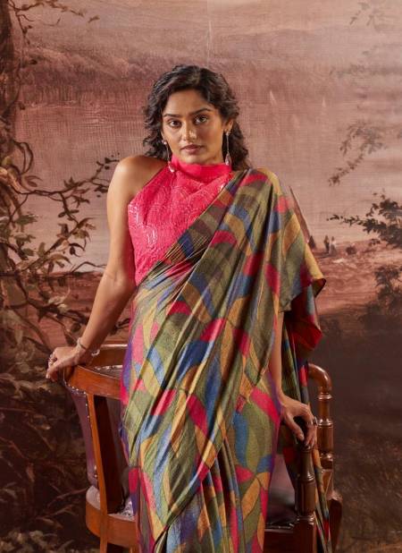 Venza By Stavan Printed Party Wear Sarees Wholesale Suppliers In Mumbai
