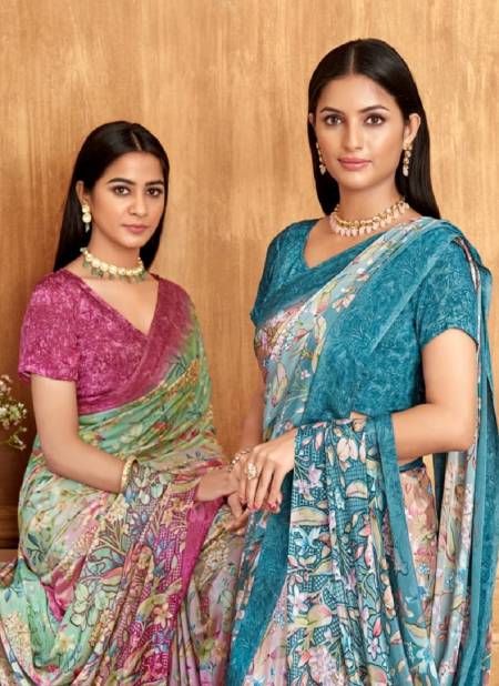 Vivanta Silk 39 By Ruchi Silk Crepe Printed Wholesale Sarees In India
