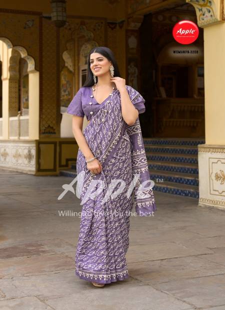 Womaniya 32 By Apple Bhagalpuri Silk Printed Sarees Wholesale Shop In Surat
