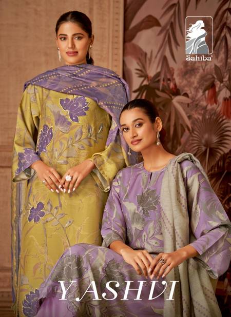 Yashvi By Sahiba Viscose Simmer Designer Dress Material Wholesale Online