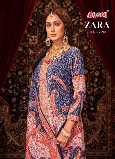 Zaara 2290 By Bipson Viscose Velvet Dress Material Catalog