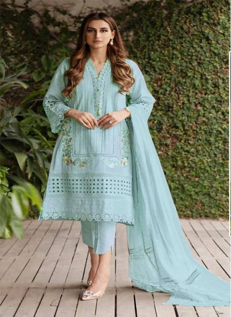 Zarqash Chikankari New Fancy Exclusive Wear Cotton Latest Pakistani Salwar Kameez