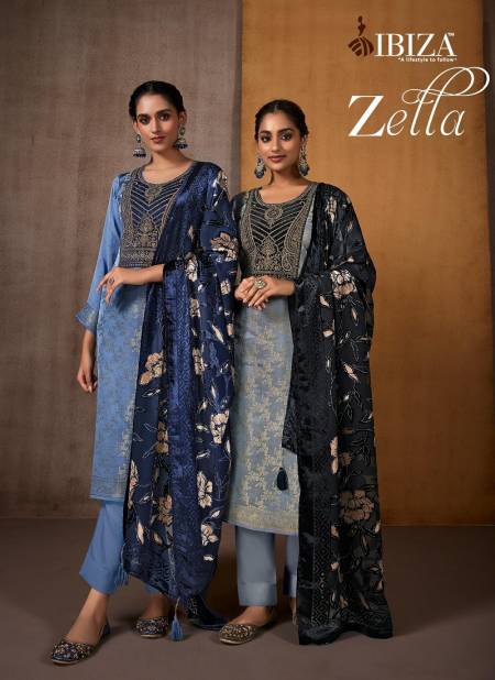 Zeffa By Ibiza Morrocco Silk Designer Printed Suits Wholesale Shop In SUrat