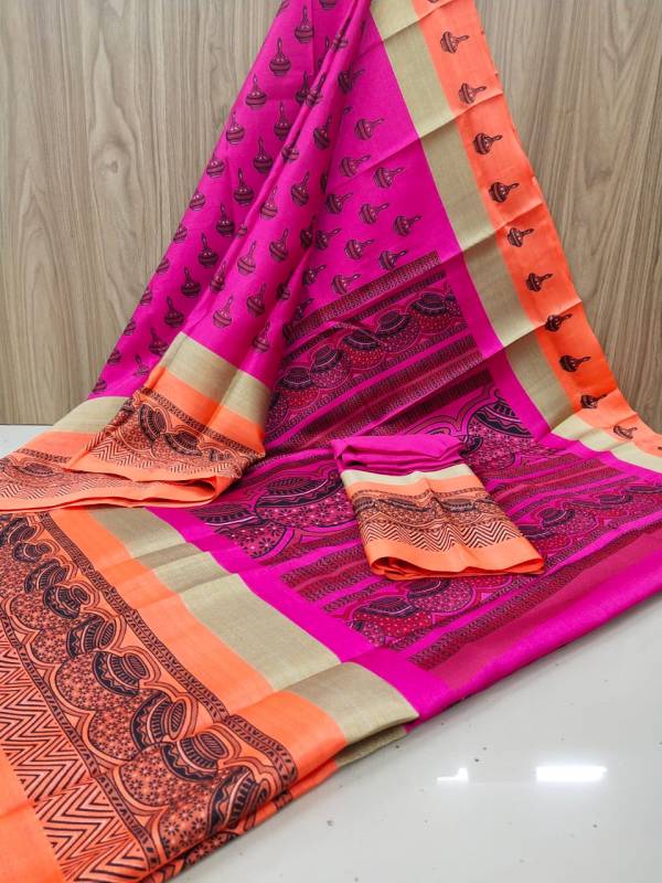 Janki Hp 276 New Regular Wear Cotton Silk Saree Collection
