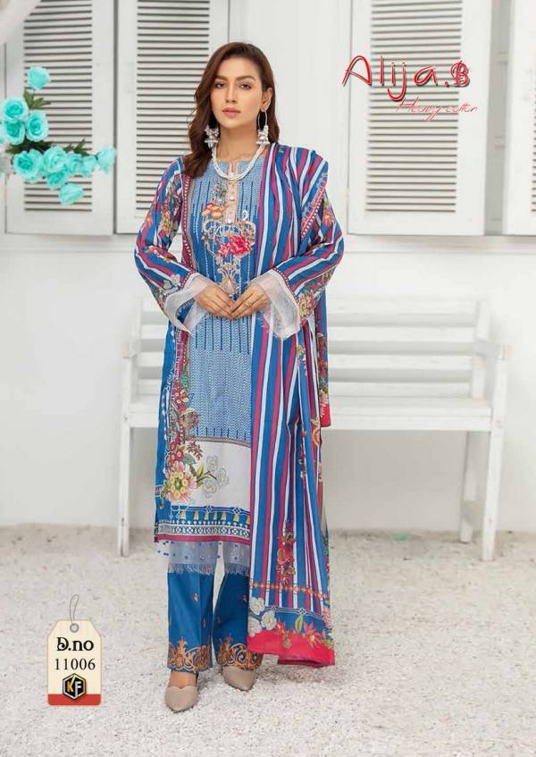 Keval Alija B 11 Heavy Cotton Digital Printed Casual Wear Karachi Dress material collection
