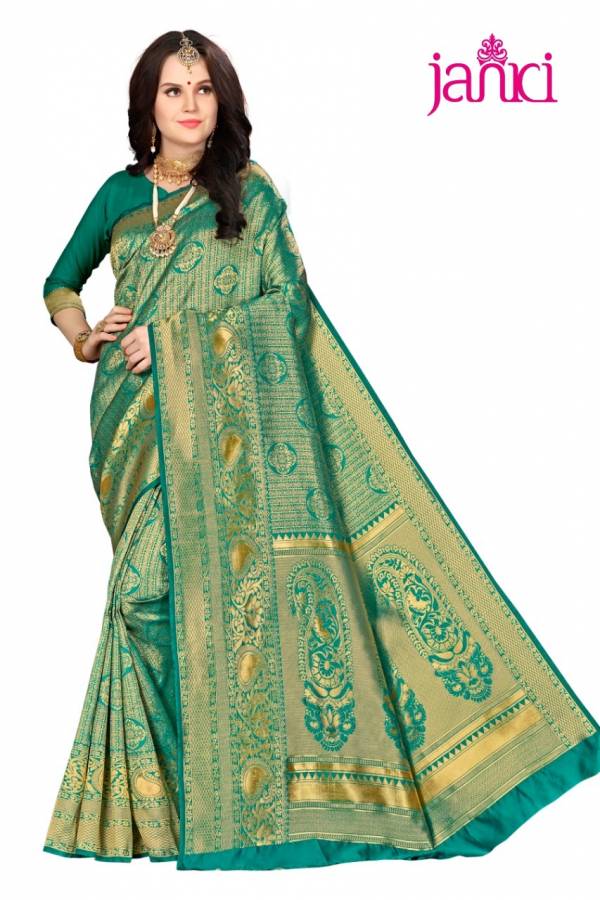 Janki Ruhani 3 Latest Designer festive Wear Silk Saree Collection 
