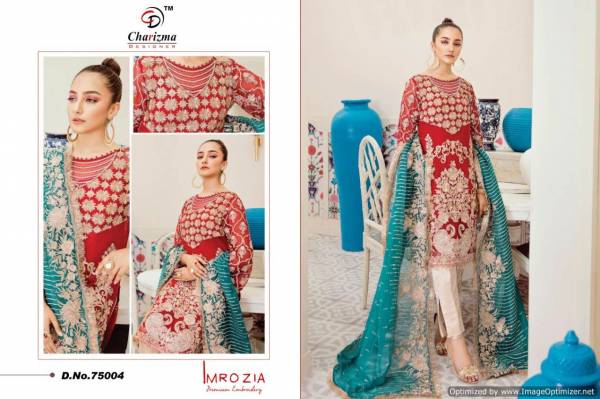 Charizma Imrozia Latest Pakistani Salwar Suit Collection With Heavy Embroidery Work 