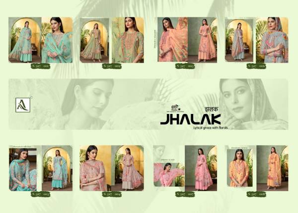 Alok Jhalak Designer Pure Viscose Velvet Digital Print with Swarovski Diamond Work Salwar Suits Collection