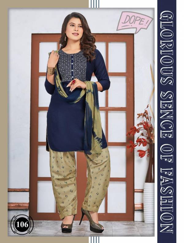 Trendy Tamanna Latest Designer Regular Wear Rayon Ready Made Salwar Suit Collection
