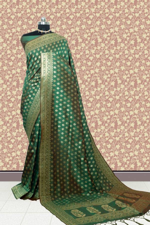 Latest Designer Party Wear Bridal Heavy Kanchi Silk Saree Collection 