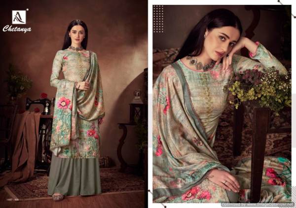 Alok Chetanya Latest Designer Pure Wool Pashmina Ready Made Dress Collection 