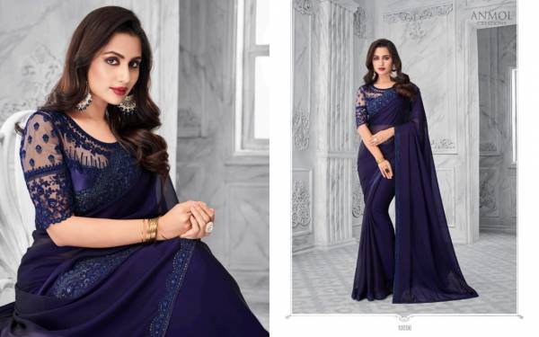 Anmol Creations 10006 New Designer Heavy Party Wear Fancy Saree Collection