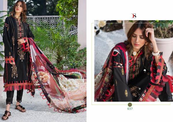 Elan Deepsy Pure Jam Cotton Printed Pakistani Salwar Suit Collections