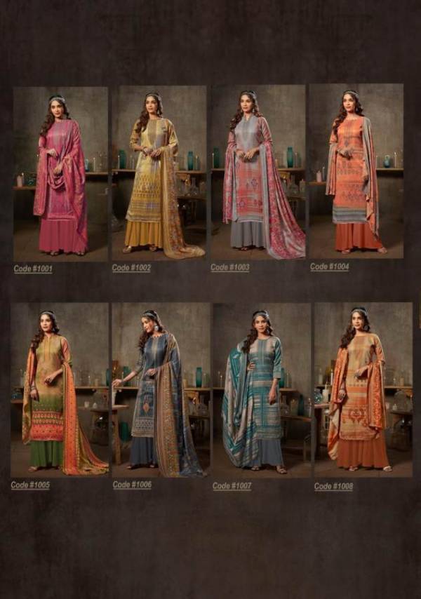 Roli Moli Silky 7  Latest Collection Of Designer Ready Made Pure Pashmina Jacquard 