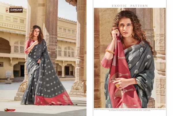 Sangam Linen Weaves New Collection Of Casual Wear Festive Wear Saree 