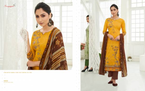 Suryajyoti Latest Designer Casual Wear Pure Cotton Printed Dress Material Collection 