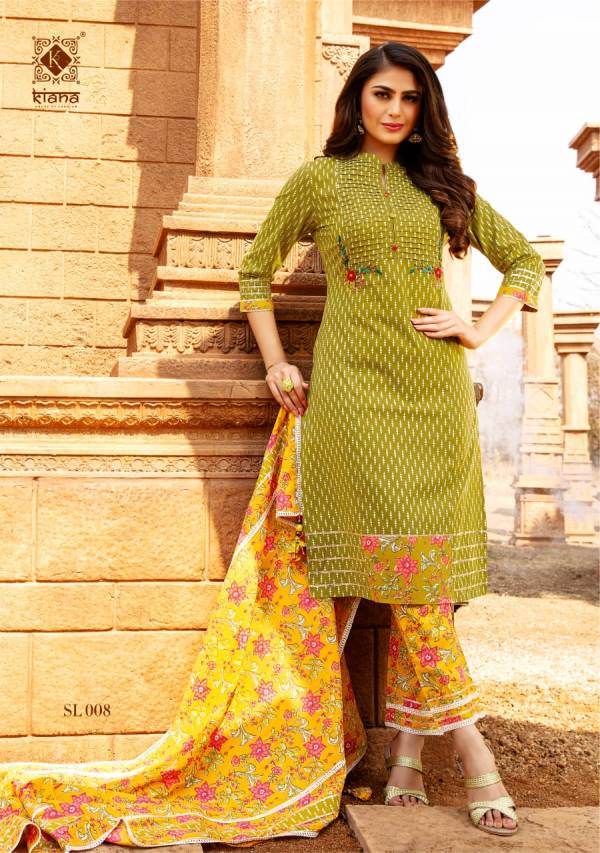 Kiana Summer Love Latest Festive Wear Pure Cotton Printed Ready Made Collection
