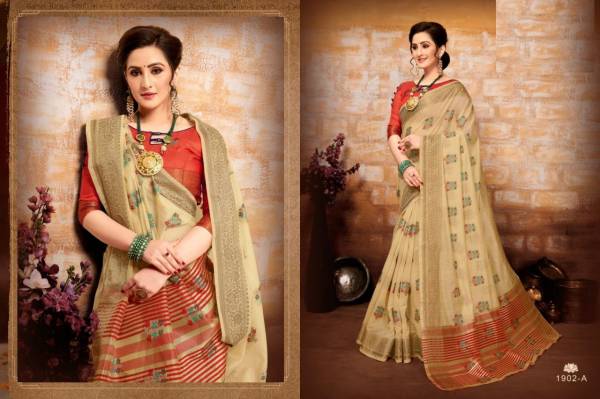 New Collection of Festive Wear Designer Beautiful Printed Art Silk Sarees 