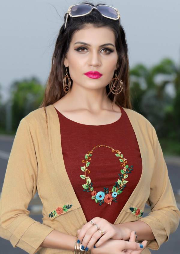 Koodee Sweet Heart Vol-2 Handwork Rayon Designer and Party wear Kurti Collection of Our Plazzo , Shrug & Blouse set Collections