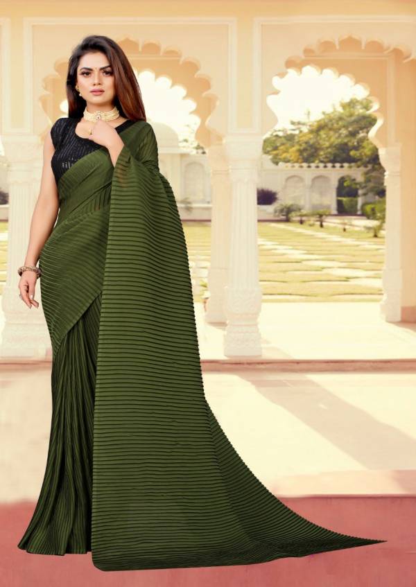 A 25 Ocassion New Party Wear Vichitra Silk Designer Fancy Saree Collection
