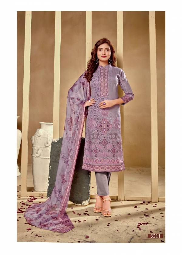 Gori Panjabi Kudi Vol 32 Latest Heavy Cotton Printed Dress Materials With Exquisitely Printed Pure Chiffon Dupatta Collection
