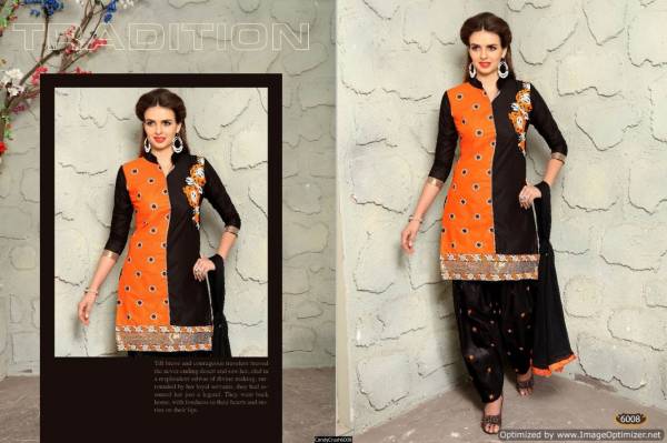 Latest Designer Embroidered Punjabi Dress Material With Nazmeen Dupatta 