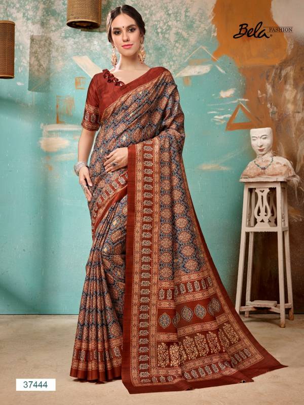 Bela Tulsi New Designer Manipuri Silk Digital Printed Latest Party Wear Saree Collection