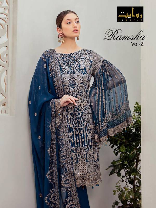 Rawayat Ramsha Vol 2 Latest Wedding Wear Pakistani Salwar Suit Collection 