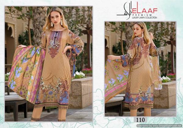 Elaaf Latest Designer Printed Karachi Cotton Dress Material Collection 