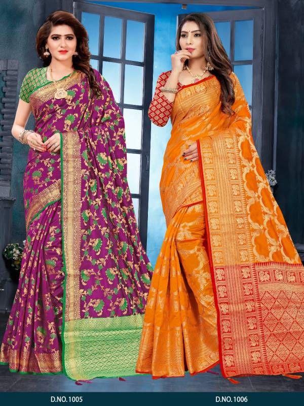 Ronisha Rumaani Silk Festive Casual Wear Latest Designer Saree Collection