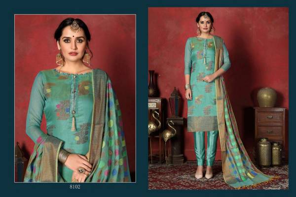 Dwija Pankhuri Heavy Silk Designer Dress Material