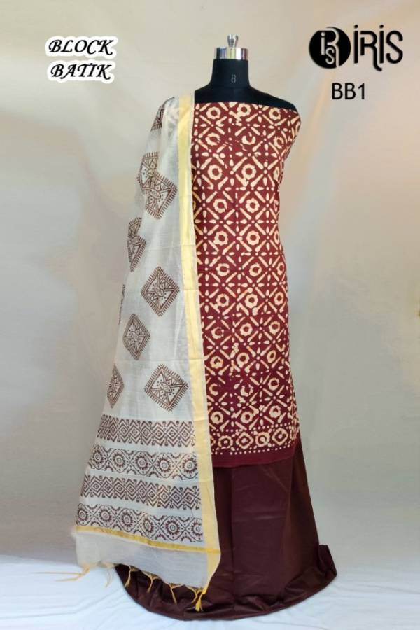 Black Batik 1 Latest Designer Printing Cotton Dress Material Collection 